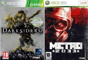 Darksiders + Metro 2033 (xbox 360)