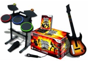 Guitar Hero 4 complet sur wii