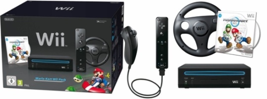 Console Wii + Mario Kart