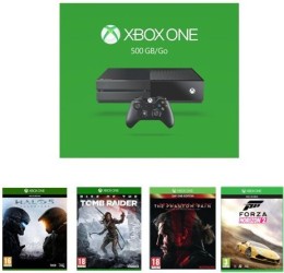 Microsoft Xbox One Console de jeux 500 Go HDD noir Forza Horizon 2 - Jeux vidéo
